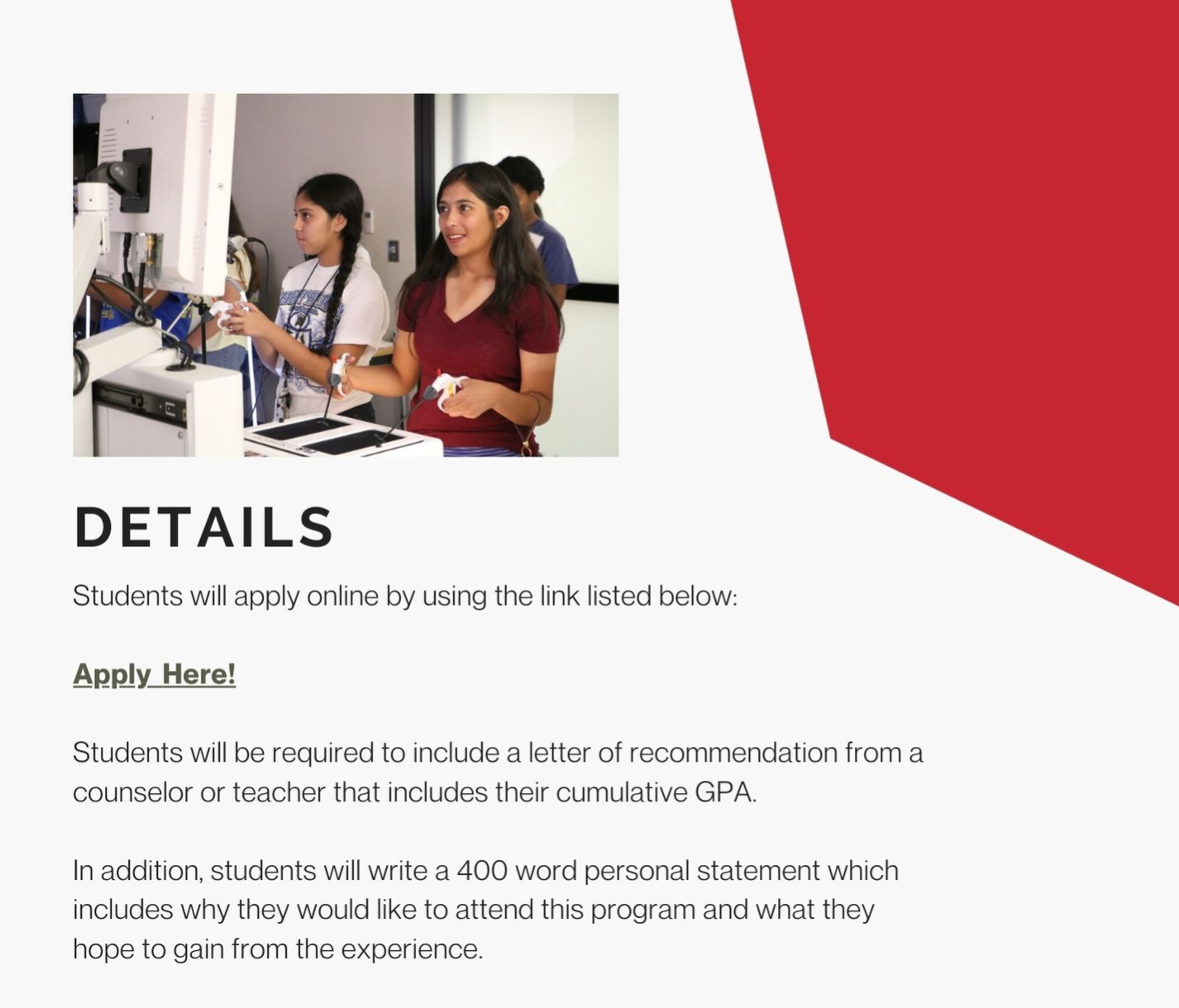 SPARK Summer Program